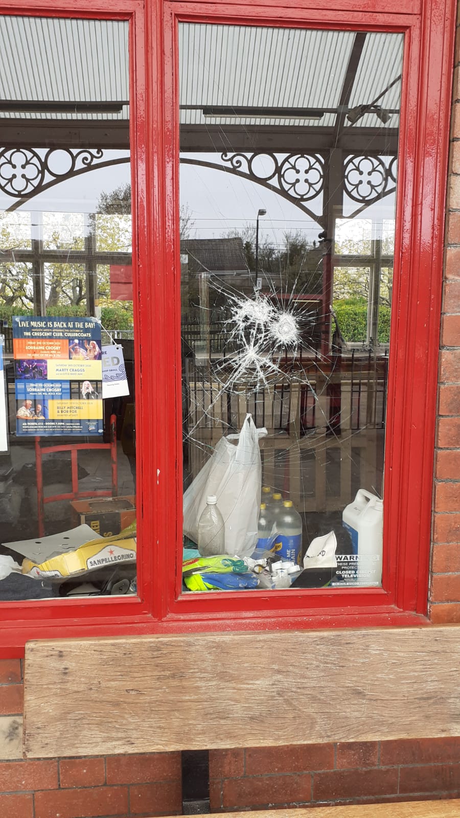Smashed window repair 